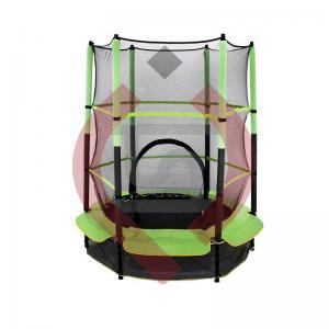 55 Inch Safe Chidren Home Jump Trampoline Mini Indoor Toddler Trampoline With Safety Net