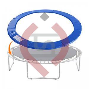 durable PVC Water-Resistant 6ft-10ft -16ft foldable elastic trampoline protection pad mat outdoor Trampoline Safety Pads